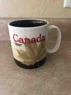  Starbucks Coffee Canada Maple Leaf Country Collector Series Mug 16 oz 2009 - Sold on eBay Nov, 17th 2019 for $24.00