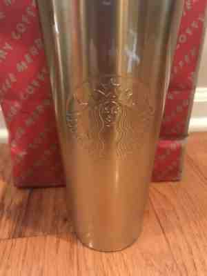 Starbucks 2019 Gold Glitter Tumbler - 24oz - Sold on eBay Nov, 17th 2019 for $22.95