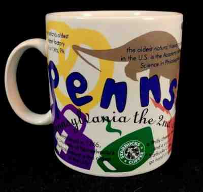 97 Starbucks States of Bean PENNSYLVANIA Mug Excellent Unused Condition - Sold on eBay Nov, 17th 2019 for $25.00