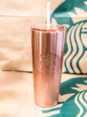 Rose Gold Starbucks Holiday 2019 Tumbler 24oz - Sold on eBay Nov, 17th 2019 for $31.00