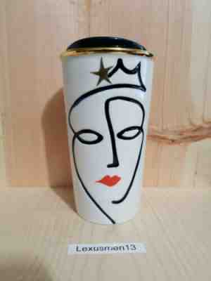 Starbucks Siren Crown Face Ceramic Mug 2015 Anniversary Collection Travel Mug  - Sold on eBay Nov, 17th 2019 for $33.99