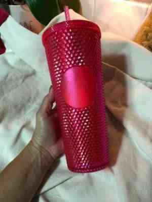 New Starbucks Holiday Studded Tumbler Christmas 2019 - Pink - Sold on eBay Nov, 17th 2019 for $18.00