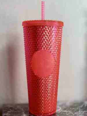 STARBUCKS 2019 Neon Pink Studded Cold Cup Tumbler. Brand New. - Sold on eBay Nov, 17th 2019 for $18.30