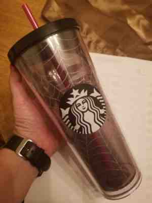  Sold Out Starbucks fall  halloween spiderweb tumbler Cup 2019 - Sold on eBay Nov, 16th 2019 for $25.00