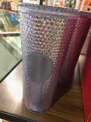 Starbucks studded tumbler Holiday 2019 Limited Edition Clear/silver - Sold on eBay Nov, 16th 2019 for $20.50