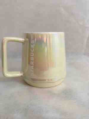 NEW Starbucks 2019 Holiday IRIDESCENT Ceramic Mug PEARL MELT DRIP 12 OZ - Sold on eBay Nov, 16th 2019 for $29.99