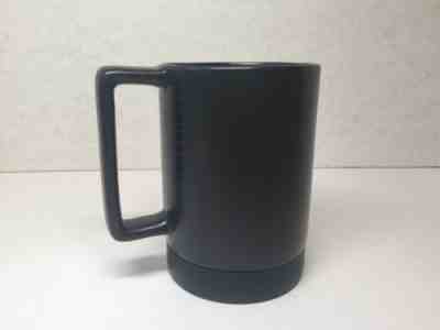 STARBUCKS Black Ceramic 14 oz Mug Coffee Cup With Lid Non-Slip Rubber Bottom - Sold on eBay Nov, 16th 2019 for $23.99
