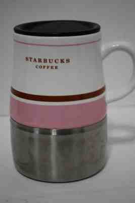 Starbucks Coffee Travel Mug Weighted Non Skid Rubber Bottom With Lid 14 Ounces - Sold on eBay Nov, 16th 2019 for $19.99