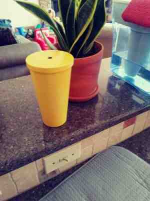 STARBUCKS Yellow Tumbler, Perfect for Summer! - Sold on eBay Nov, 16th 2019 for $26.00