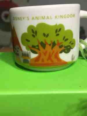 Rare Starbucks Disney's Animal Kingdom You Are Here Ornament Cup - Sold on eBay Nov, 16th 2019 for $29.70