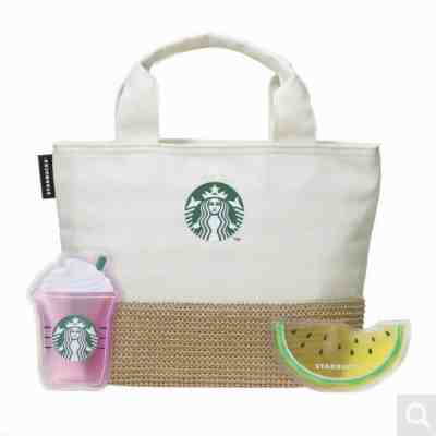 Starbucks Japan SUMMER 2019 Insulated Tote Bag with Original Ice pack Sakura - Sold on eBay Nov, 16th 2019 for $45.00