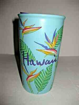 Starbucks Hawaii Exclusive Ceramic Travel Tumbler Mug 12 OZ Bird Of Paradise - Sold on eBay Nov, 16th 2019 for $39.99