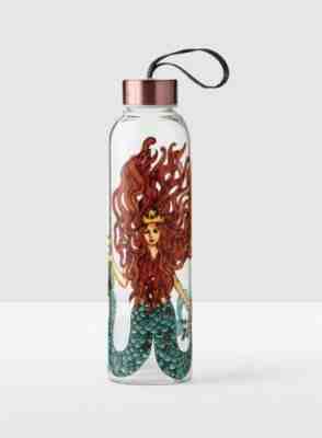 Starbucks 2017 Siren Limited Edition Glass Copper Top Water Bottle  - Sold on eBay Nov, 16th 2019 for $29.00