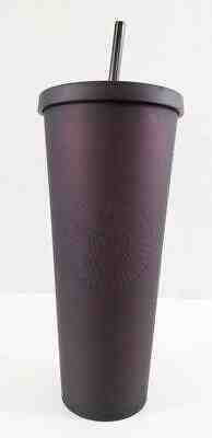 STARBUCKS FALL 2019 MATTE BLACK PURPLE TUMBLER CUP HALLOWEEN LIMITED EDITION - Sold on eBay Nov, 16th 2019 for $49.00
