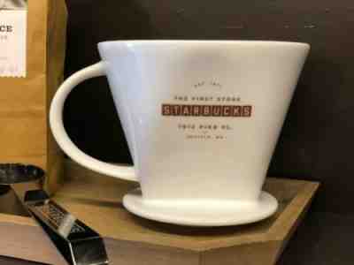 First Starbucks Pike Place Exclusive Pour Over Cone Seattle - Sold on eBay Nov, 16th 2019 for $31.99