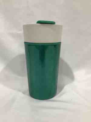 Starbucks Shiny Green Metal Travel Mug Cup Tumbler 2015 - Sold on eBay Nov, 16th 2019 for $24.99
