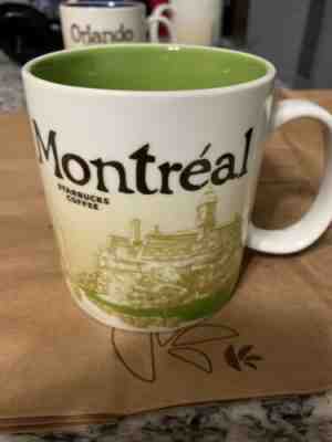 STARBUCKS MONTREAL 2012 Global Collector Series Mug City 16oz Coffee Cup  - Sold on eBay Nov, 16th 2019 for $24.80