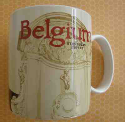 Starbucks Coffee  Belgium 16oz. Mug Cup Drink Collector Series 2016 - Sold on eBay Nov, 16th 2019 for $29.95