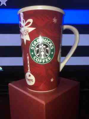 ????NEW 2009 STARBUCKS CHRISTMAS HOLIDAY RED CUP MUG COFFEE BONE CHINA SEATTLE???? - Sold on eBay Nov, 16th 2019 for $22.99