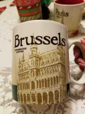 STARBUCKS 2015 BRUSSELS 16 OZ COFFEE MUG GLOBAL ICON COLLECTOR'S SERIES - Sold on eBay Nov, 16th 2019 for $45.00