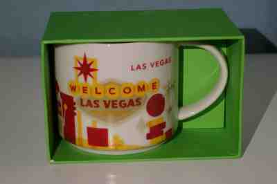BRAND NEW Starbucks Las Vegas Nevada Mug You Are Here Series 14oz - Sold on eBay Nov, 16th 2019 for $17.99