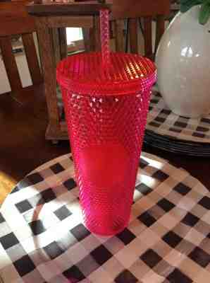 Starbucks Christmas 2019 Hot Pink Studded Tumbler - Sold on eBay Nov, 15th 2019 for $26.00
