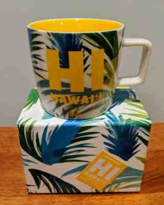 Starbucks Coffee Mug Hawaii Limited Edition HI Yellow Palm - Brand New! - Sold on eBay Nov, 15th 2019 for $22.99