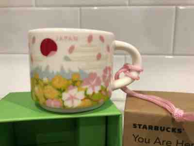 Starbucks JAPAN SPRING Sakura 2oz Ornament NOT FULL SIZE MUG You Are Here YAH - Sold on eBay Nov, 15th 2019 for $19.95