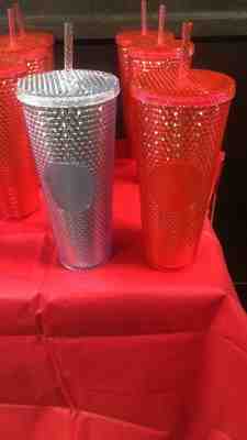 Starbucks 2019 Limited Edition Studded Neon Pink & Silver - Sold on eBay Nov, 15th 2019 for $29.00