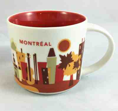 New Starbucks Montreal You Are Here Collection 14 oz NIB  French Version NIB - Sold on eBay Nov, 19th 2019 for $44.25