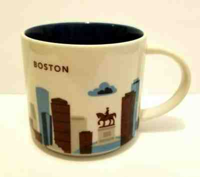 Starbucks Coffee You Are Here Boston Collection City Mug 2015 14 OZ - Sold on eBay Nov, 19th 2019 for $15.82