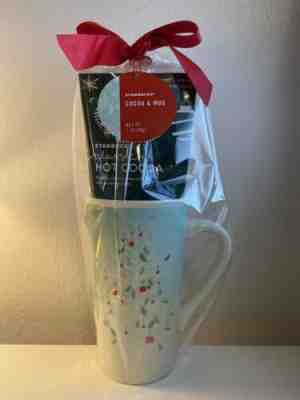 New 2019 Christmas Tree Starbucks Hot Cocoa Mug Gift Set - Sold on eBay Nov, 19th 2019 for $34.99