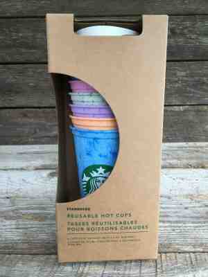 2019 Starbucks Reusable Hot Cups 6 Pack Lids Star Bucks Not Color Changing - Sold on eBay Nov, 19th 2019 for $22.39