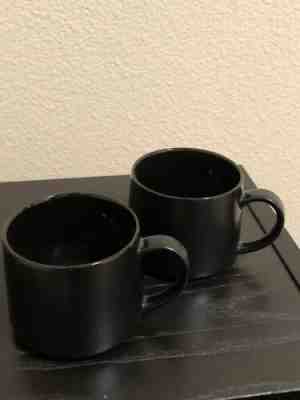 Starbucks 2013 10oz Dark Brown/Bronze Pottery Minimalist Mug Set Of 2. - Sold on eBay Nov, 19th 2019 for $17.00