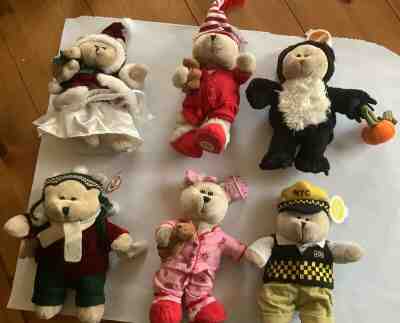 Starbucks Barista Bear Collection 2003-2005 With Original Tags 23 Bears /  - Sold on eBay Nov, 19th 2019 for $175.00