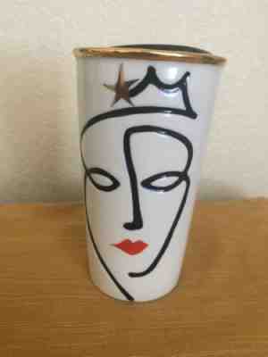 Starbucks 2015 Ceramic 10oz Travel Tumbler Coffee Mug Siren Queen Ladies Face - Sold on eBay Nov, 20th 2019 for $18.00