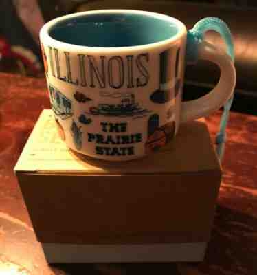 Starbucks "Been There Series" Illinois Mug Ornament New In Box! - Sold on eBay Nov, 20th 2019 for $16.00