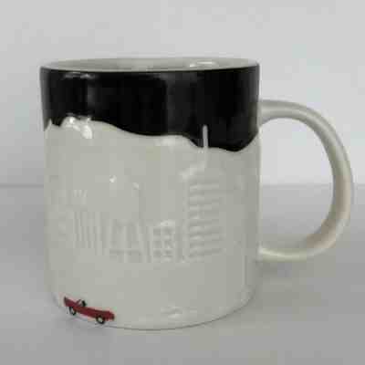 Starbucks Los Angeles Collectors Series Mug Cup 2012 Red Car Black and White - Sold on eBay Nov, 20th 2019 for $22.12