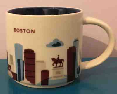 Starbucks Coffee You Are Here Boston Collection City Mug Cup Ceramic - Sold on eBay Nov, 20th 2019 for $17.99