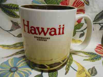 Starbucks Hawaii, 16oz Coffee Mug, Icon Series 2011 - Good Condition - Sold on eBay Nov, 20th 2019 for $24.95