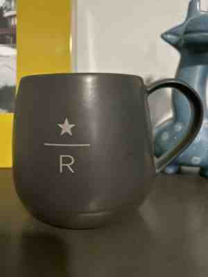 Starbucks New 2015 RESERVE Etched "R" Charcoal 16 Oz MUG - Sold on eBay Nov, 20th 2019 for $35.00