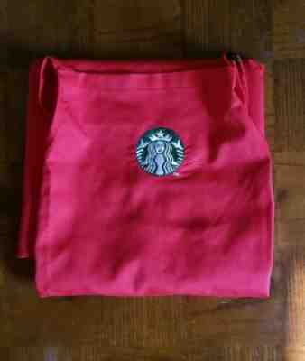 Starbucks Red Apron Christmas Holiday Logo Brand New - Sold on eBay Nov, 20th 2019 for $32.50