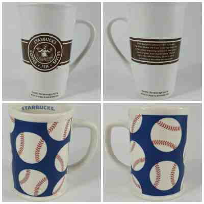 Starbucks~Two 16 Oz. Cups~Mugs~2008 Mermaid Split Tail Brown Pike~Baseball 2007 - Sold on eBay Nov, 20th 2019 for $18.01