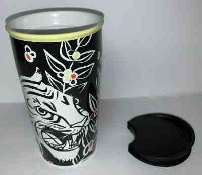 STARBUCKS COFFEE Stories Collection SUMATRA WHITE TIGER Cup Tumbler Mug 12oz - Sold on eBay Nov, 20th 2019 for $15.00