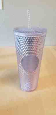 Holiday Starbucks 2019 Venti Bling Platinum/silver Studded Tumbler Cup - Sold on eBay Nov, 20th 2019 for $15.00