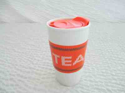 Starbucks Pumpkin Spice Latte Mug Team PSL Ceramic Travel Tumbler Cup 10 oz - Sold on eBay Nov, 20th 2019 for $19.99