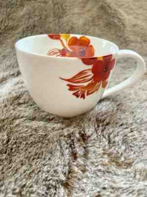 Starbucks 12 oz Coffee Cup Mug Poppy Red Orange Flowers 2008 NWT - Sold on eBay Nov, 20th 2019 for $16.50