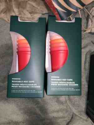 New Starbucks 2019 Christmas Holiday Hot Reusable Cups - Sold on eBay Nov, 20th 2019 for $15.00