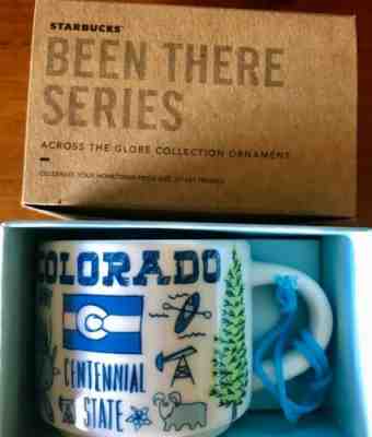 Starbucks 2oz Colorado BEEN THERE mug Ornament Espresso Cup Mini Mug NIB w/SKU - Sold on eBay Nov, 20th 2019 for $16.95