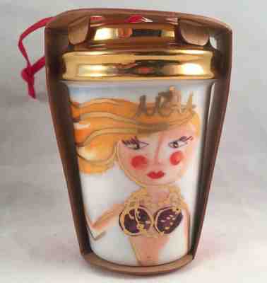 Starbucks Christmas Ornament 2015 Mermaid Holiday Siren To-Go ceramic cup new - Sold on eBay Nov, 20th 2019 for $18.99